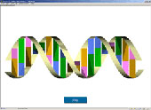 Ein DNA-Strang, in 3D Studio Max modelliert und mit Swift3D nach Flash exportiert